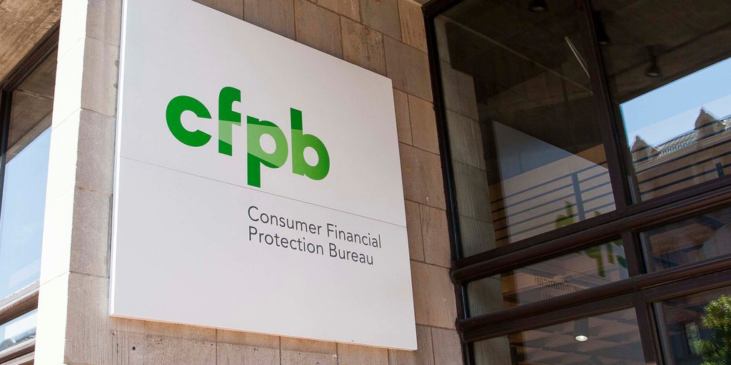 CFPB office organization sign